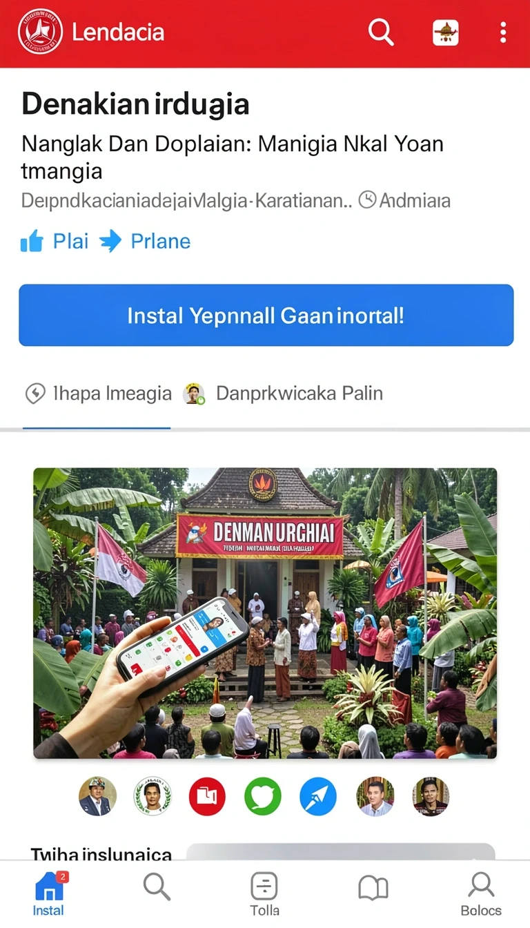 Tampilan utama aplikasi lnterwin Versi Terbaru untuk Android Tanpa Ribet yang intuitif dan efisien.