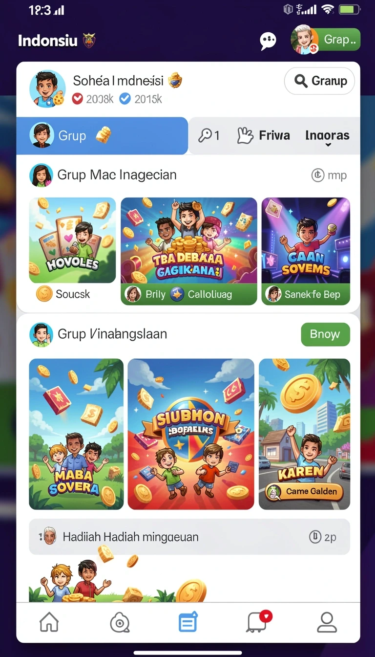 Tampilan utama aplikasi vivatogel APK Versi Terbaru untuk Android 2026 yang intuitif dan efisien.